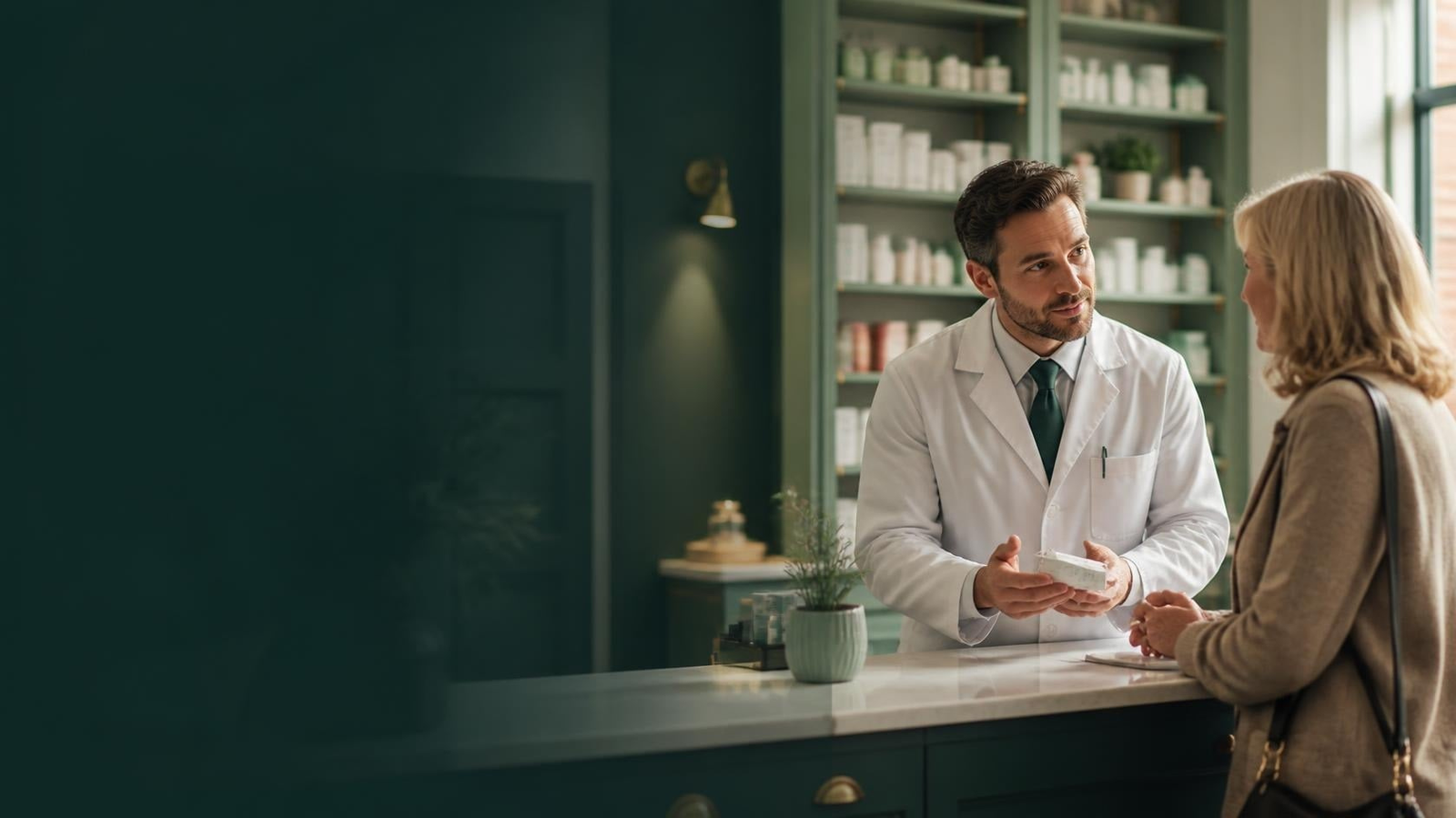 Professional pharmacy consultation at Ritz Pharmacy