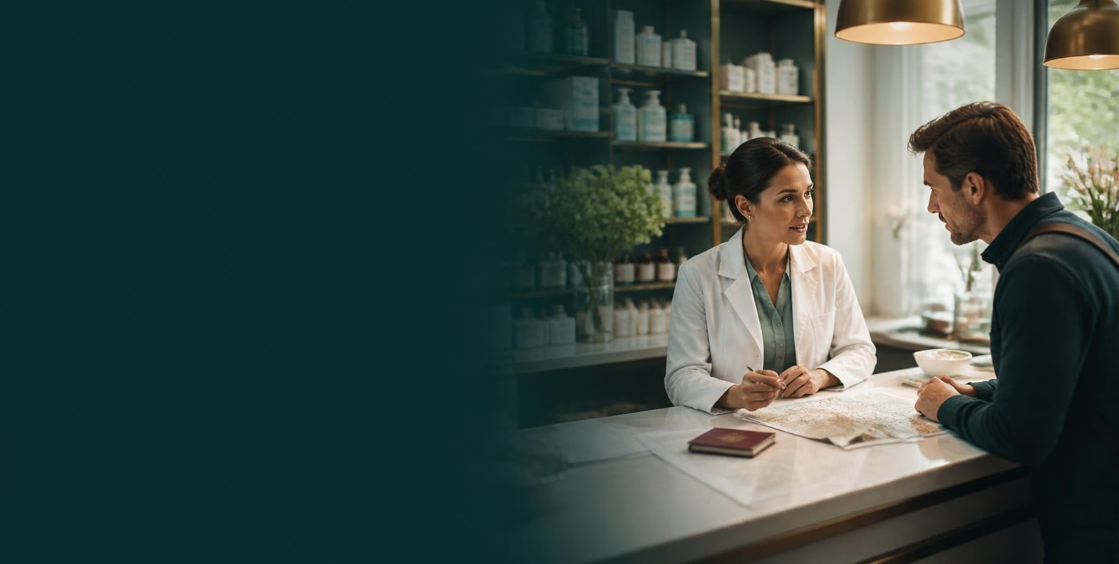 Private travel health consultation at Ritz Pharmacy