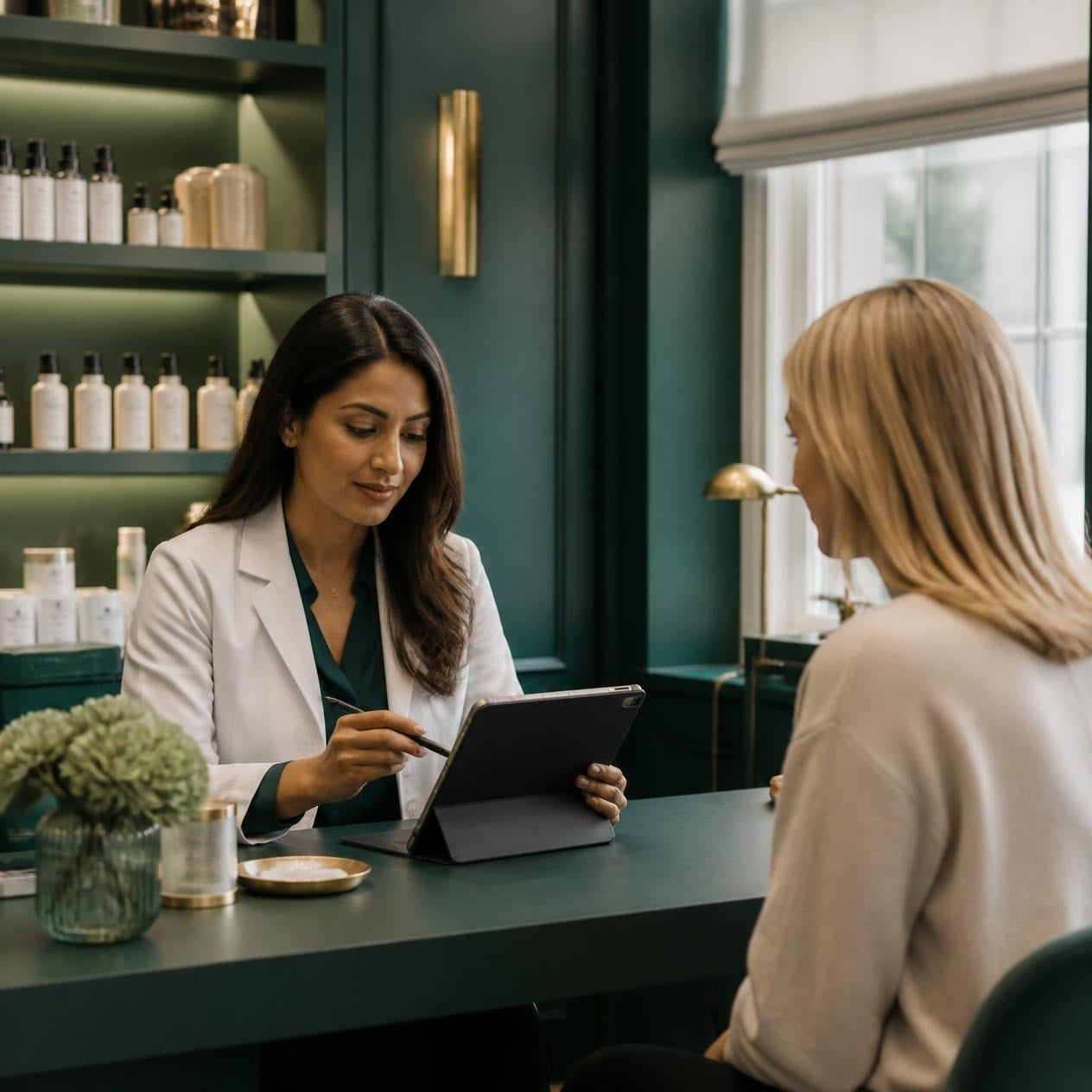 Confidential private consultation at Ritz Pharmacy